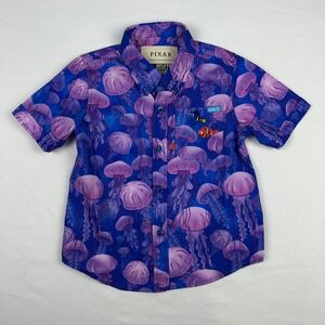 RSVLTS Pixar Finding Nemo Jellyfish Kunuflex Button Down Shirt Kids 2 Years
